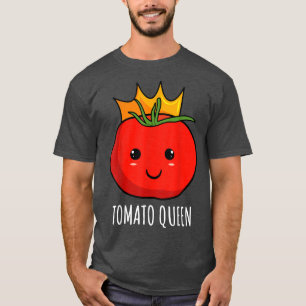 Tomatoes Queen Vegetable Vegan Gardener Vegetarian T-Shirt