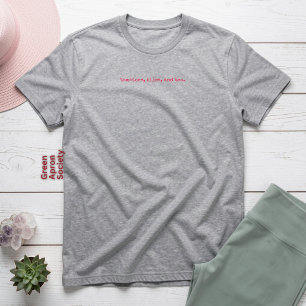 Tomatoes Tiles and Tea Mahjong Garden Typography Tri-Blend Shirt