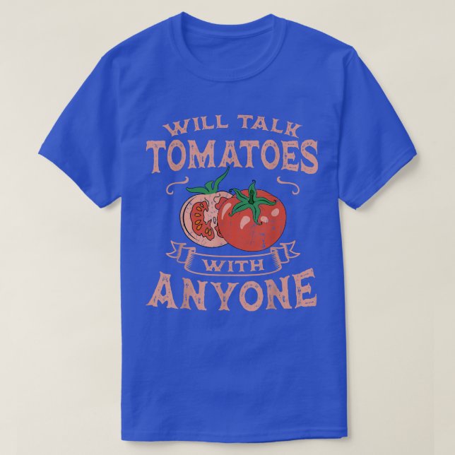 Tomatoes Vegetable Vegans Gardeners Vegetarian 141 T-Shirt (Design Front)