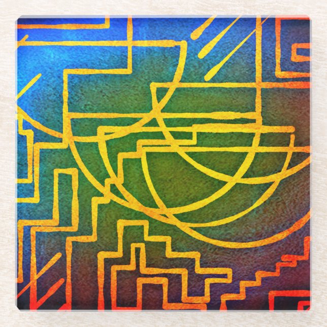 Tomb Glass Coaster (Front)