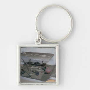 Tomb of a Gaulish chief and his chariot driver Key Ring