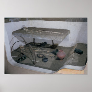 Tomb of a Gaulish chief and his chariot driver Poster