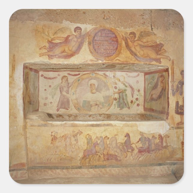 Tomb of Aelia Arisuth Square Sticker (Front)