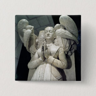 Tomb of Agnes Sorel 1450-59 15 Cm Square Badge