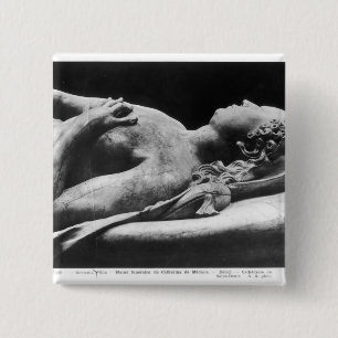 Tomb of Catherine de Medici and Henri II 15 Cm Square Badge