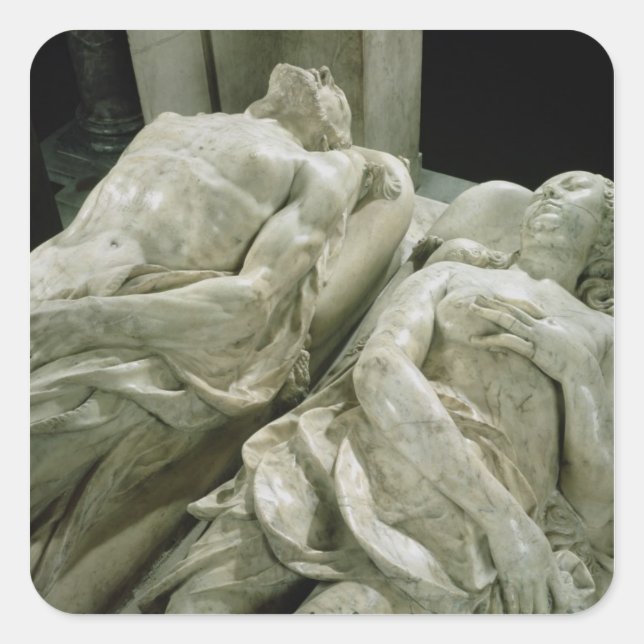 Tomb of Catherine de Medici  and Henri II Square Sticker (Front)