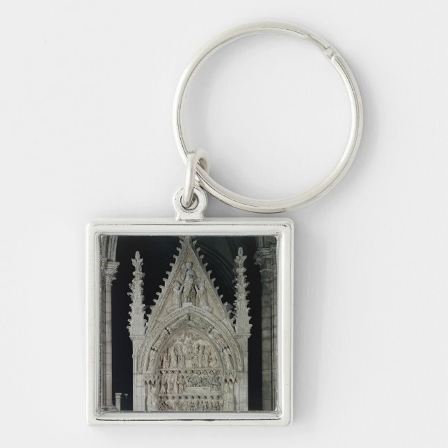 Tomb of Dagobert I King of the Franks Key Ring (Front)