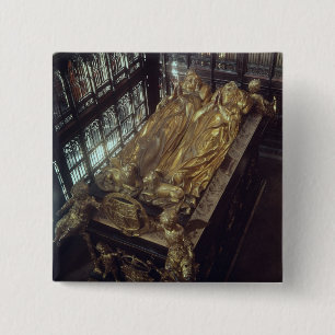 Tomb of Henry VII and his Wife 15 Cm Square Badge
