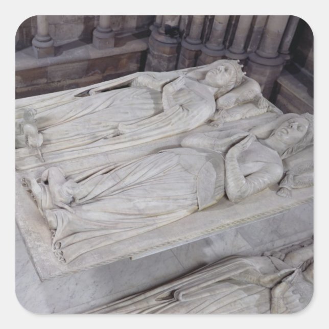 Tomb of Louis de France Square Sticker (Front)