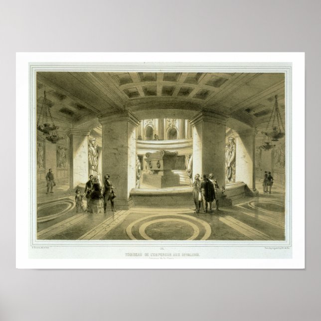 Tomb of Napoleon (1769-1821) at Invalides, from 'P Poster (Front)