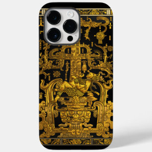 Tomb of Pakal - Gold Palenque Astronaut Case-Mate iPhone 14 Pro Max Case