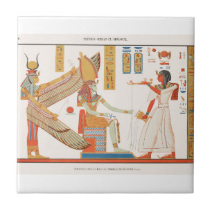 Tomb Of Ramses IV Egyptian Ancient Art Ceramic Tile