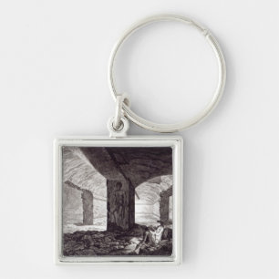 Tomb of the Cardinal at Tarquinia, c.1780 Key Ring