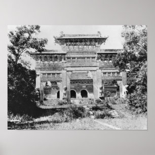 Tomb of the Emperor Qing Taizong Poster