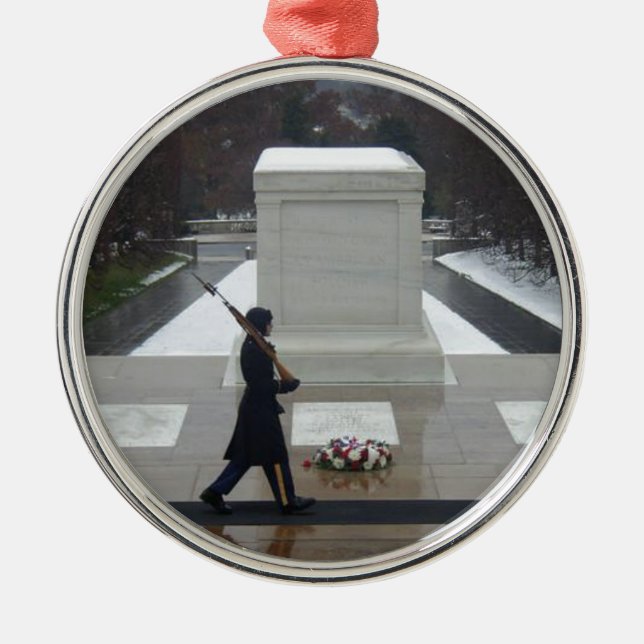 Tomb of the unknown soldier metal tree decoration (Front)