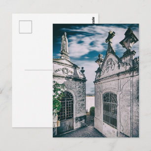 Tombs in a Catholic cemetery in Crato, Portalegre Postcard