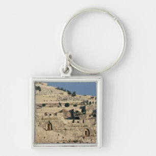 Tombs on the side of the Mount of Olives Key Ring
