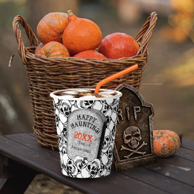 Tombstone and Skulls ID216 Paper Cups (Creator Uploaded)