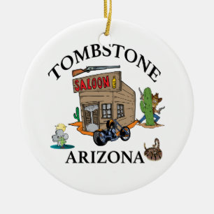 Tombstone, Arizona Ceramic Ornament