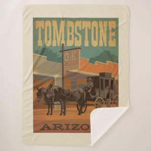 Tombstone, Arizona Sherpa Blanket
