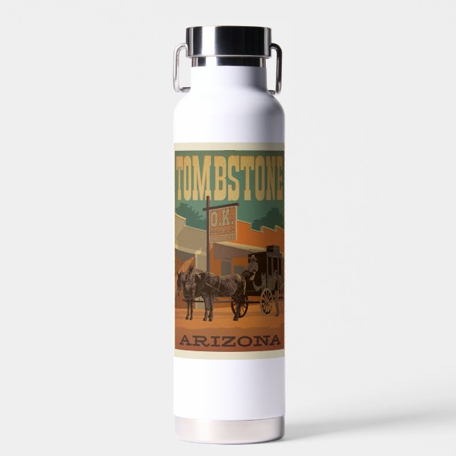 Tombstone, Arizona Water Bottle (Front)