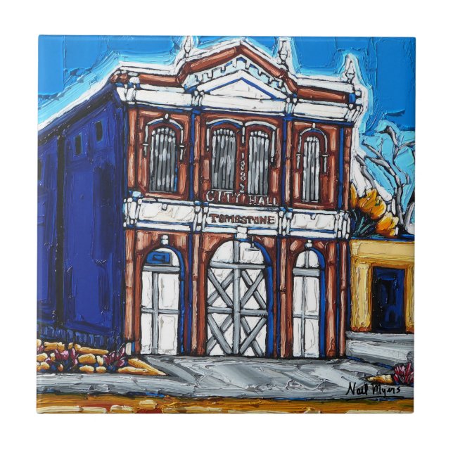 Tombstone City Hall Tile (Front)