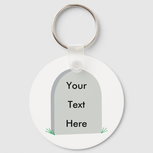 tombstone keychain (Front)