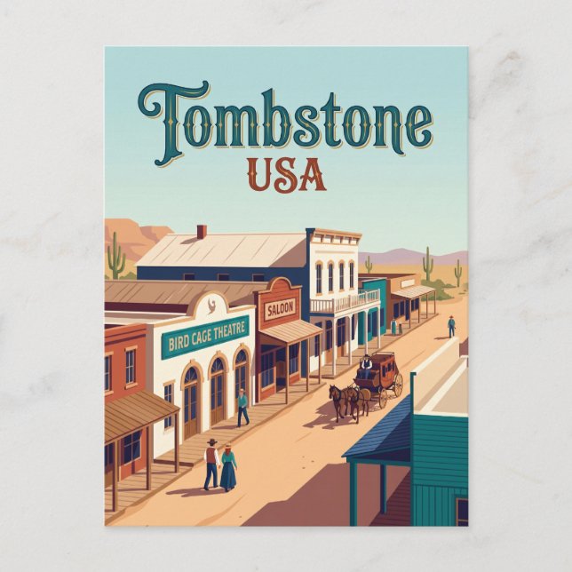 Tombstone USA Postcard (Front)