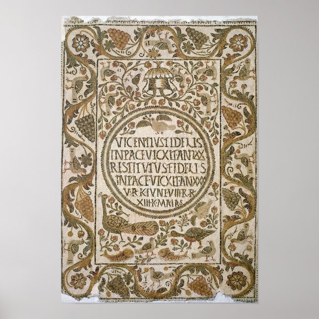 Tombstone with an epitaph poster (Front)