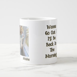 Tomcat, Photo And Name Customisable, Funny Text Large Coffee Mug