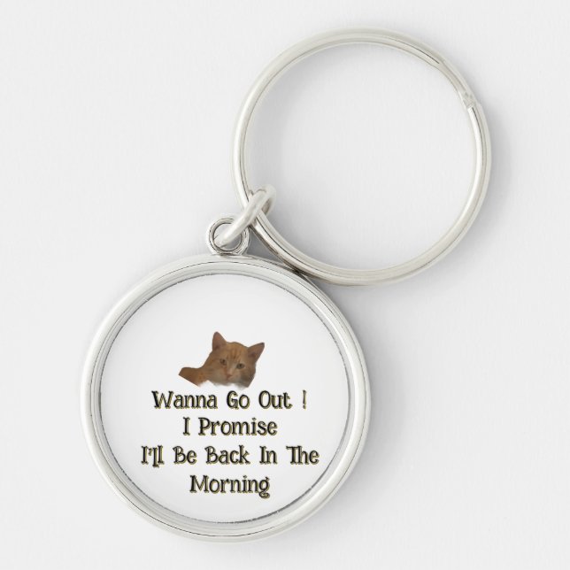 Tomcat, Photo, Text Front & Back, Customise, Funny Key Ring (Front)
