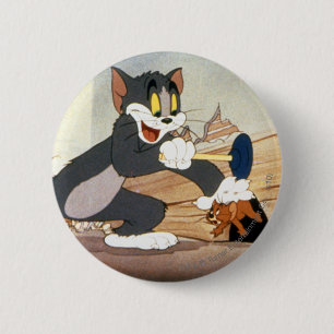 Tome And Jerry Plunger 6 Cm Round Badge