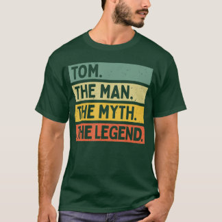 Tomhe Manhe Mythhe Legend Funny Personalised Quote T-Shirt