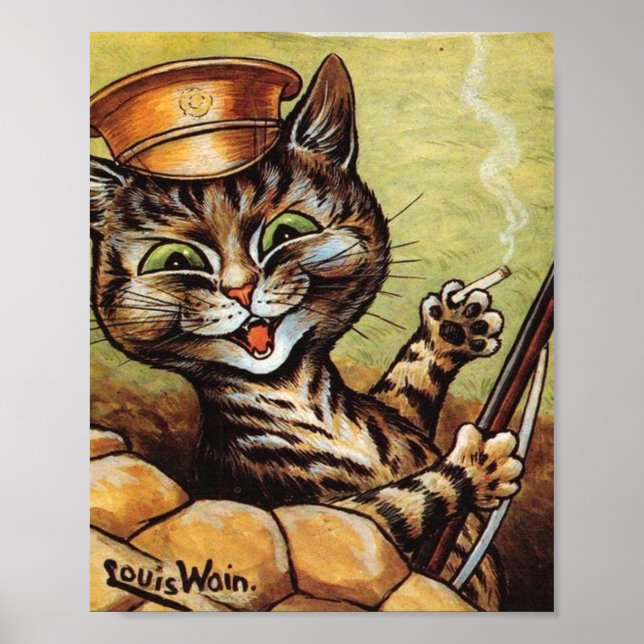 Tommy Catkins Louis Wain Poster (Front)