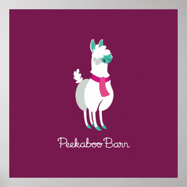 Tommy the Llama Poster (Front)