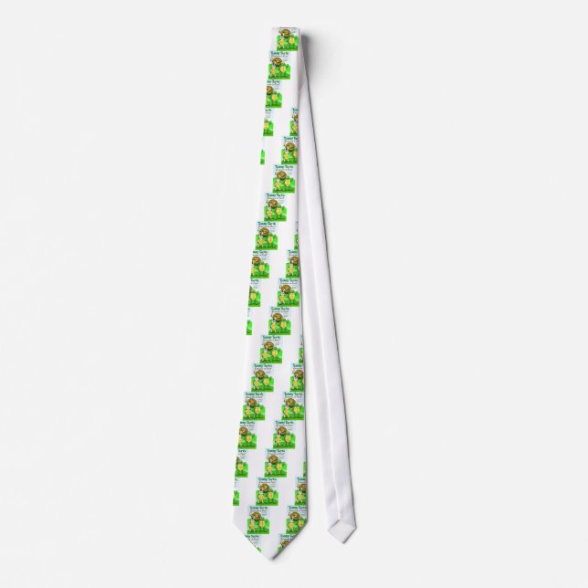 Tommy Turtle: Exercise is Fun! Tie (Front)