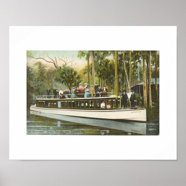 Tomoke River, Ormond, FL - 1910 Poster (Front)