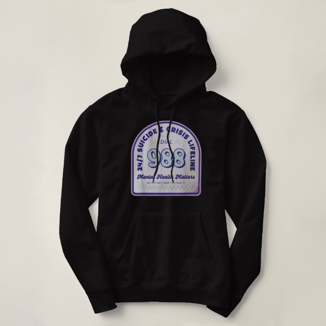 Tomorrow 988 Needs You National Suicide Prevention Hoodie (Design Front)