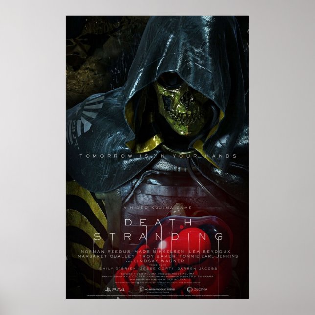 Tomorrow Is In Your Hand  Higgs  Death Stranding  Poster (Front)