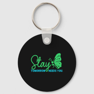 Tomorrow Needs You Mental Health Awareness Graphic Key Ring
