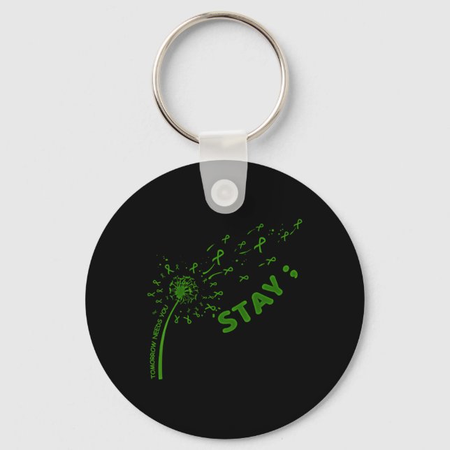 Tomorrow Needs You Mental Health Problems 2  Key Ring (Front)