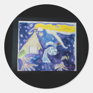 Tomorrow Never Knows-sticker Classic Round Sticker