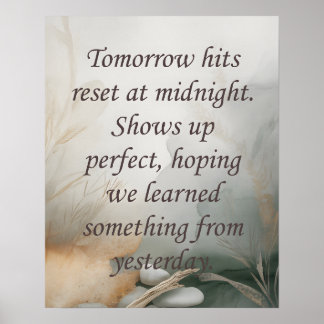 Tomorrows poster