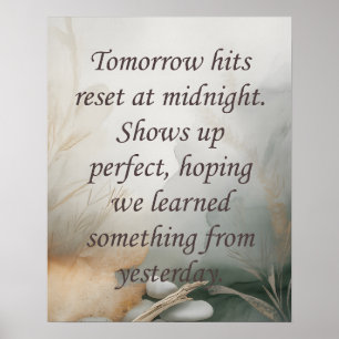 Tomorrows poster