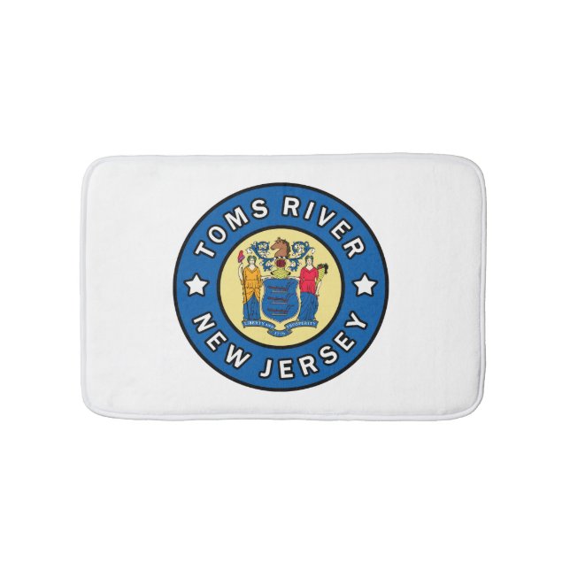 Toms River New Jersey Bath Mat (Front)