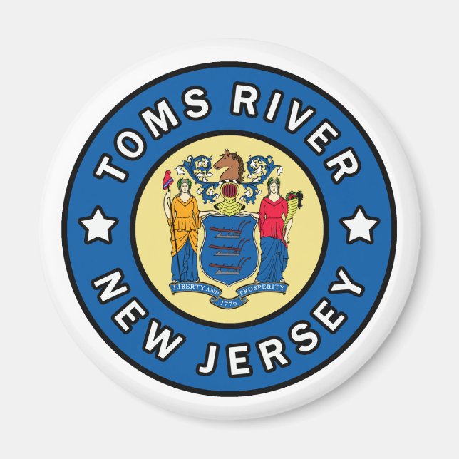 Toms River New Jersey Magnet (Front)