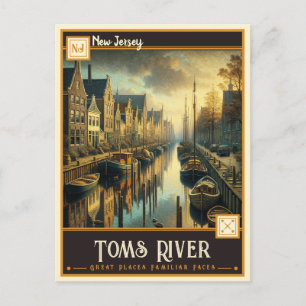 Toms River, New Jersey Vintage Postcard