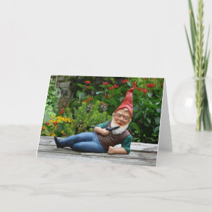 Tomte Nisse, aka Santa Clause Holiday Card