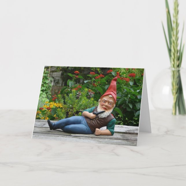 Tomte Nisse, aka Santa Clause Holiday Card (Front)