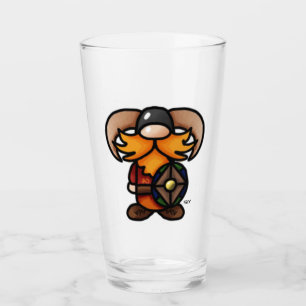 Tomte Viking Frey Glass